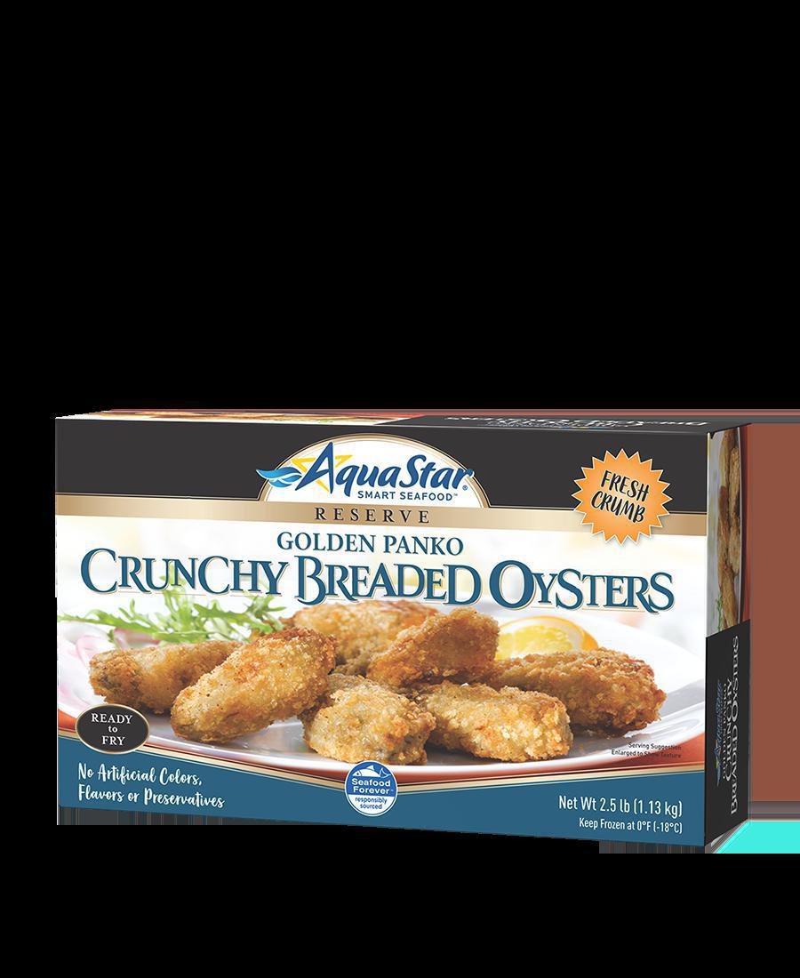 Crunchy Breaded Oysters 2.5 Lb